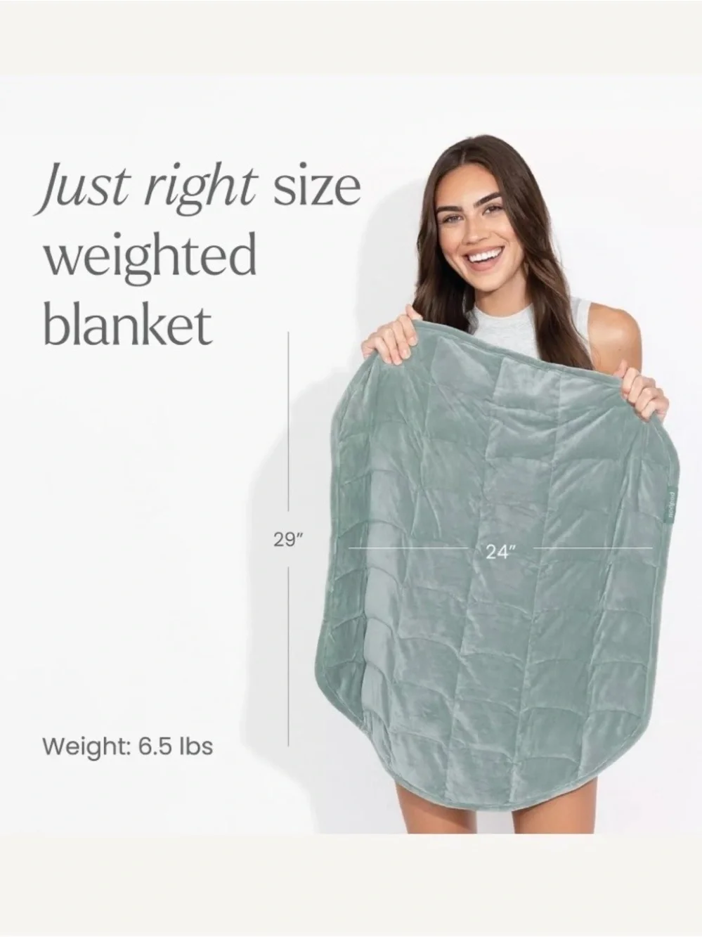 Nodpod Body Weighted Blanket, Sage Green, NWT